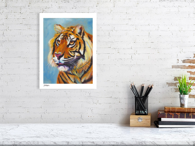 art print of Sumatran tiger 